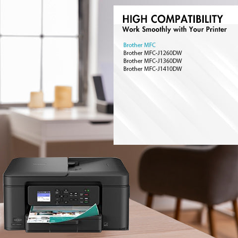 Compatible Brother LC501 Ink Cartridges 4-Pack for MFC-J1360DW