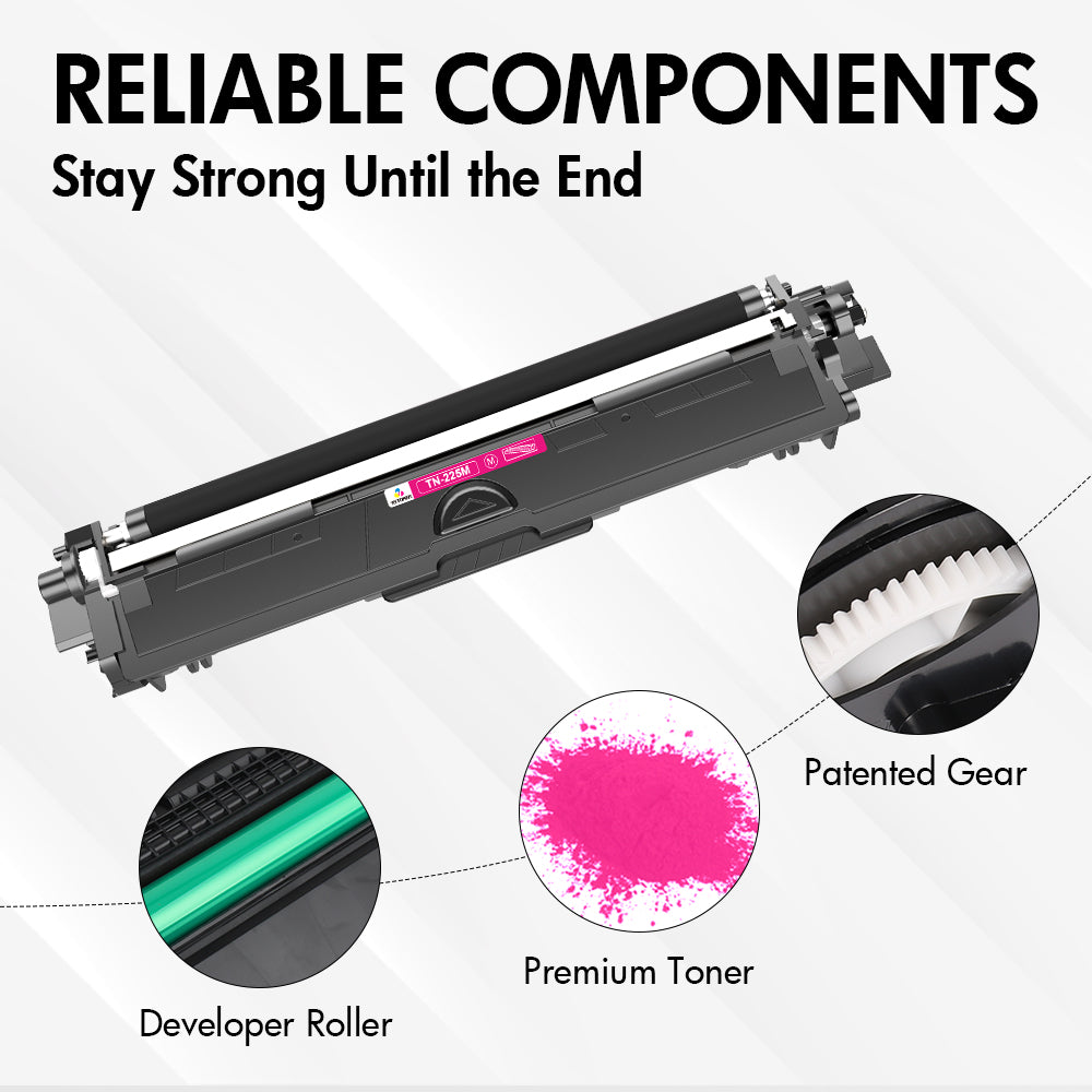 Brother TN225M Magenta Toner Cartridge Replacement