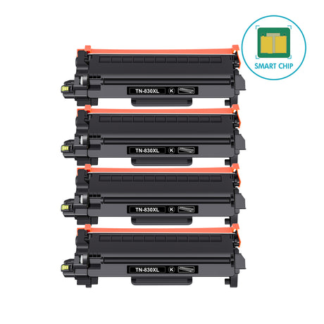 Brother TN830XL Cartridges 4-Pack