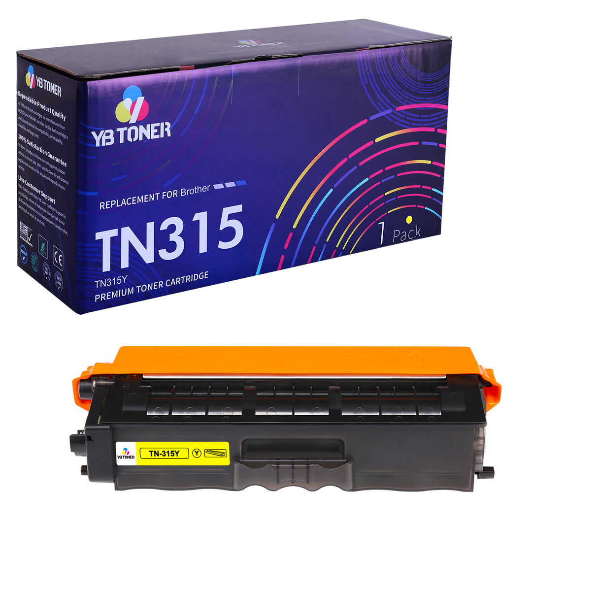 Brother TN315Y Yellow Toner Cartridge