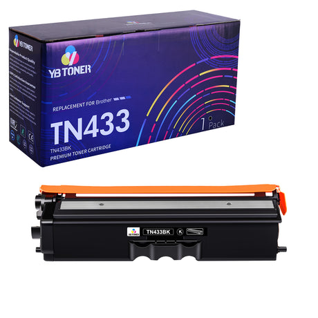 Brother TN433BK Black Toner Cartridge