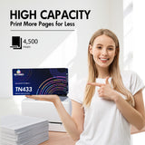 Brother TN433 Black Toner Cartridge