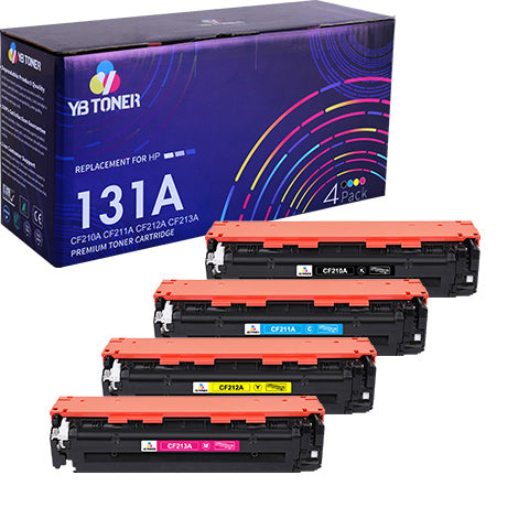 hp 131a toner cartridge set 4-pack