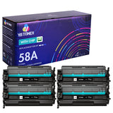 HP LaserJet 58A Toner (With Chip) 4-Pack