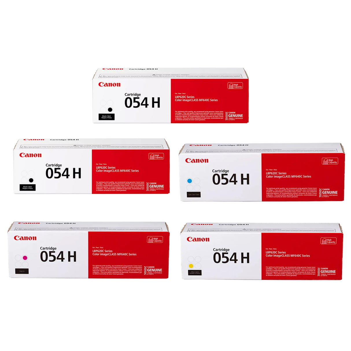 Original Canon 054 Toner Cartridges Canon 054H Toner Sets – Standard & High-Yield