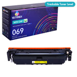 Compatible Canon 069 Yellow Toner Cartridge - Standard Yield - 5091C001 - Displays Toner Level
