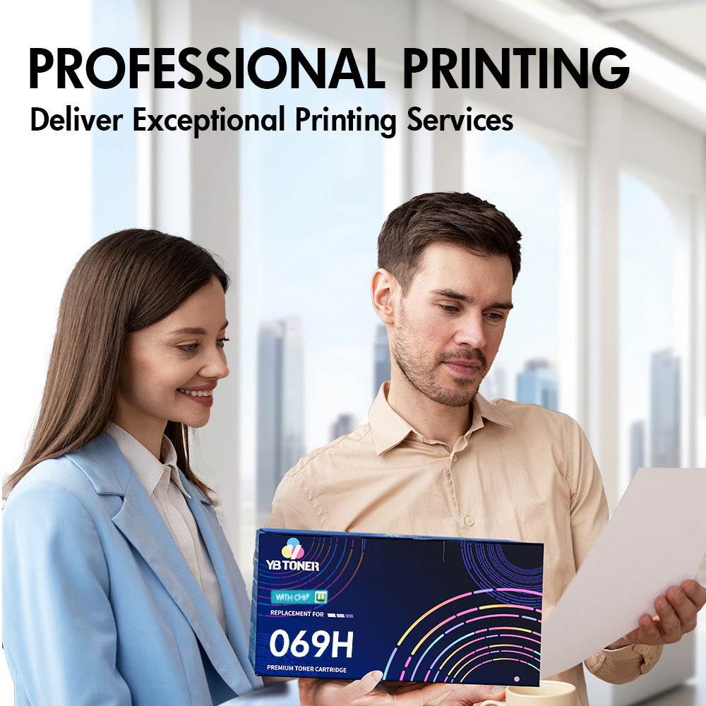 Compatible Canon 069H Magenta Toner Cartridge - High Yield - 5096C001 - Displays Toner Level