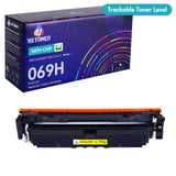 Compatible Canon 069H Yellow Toner Cartridge - High Yield - 5095C001 - Displays Toner Level