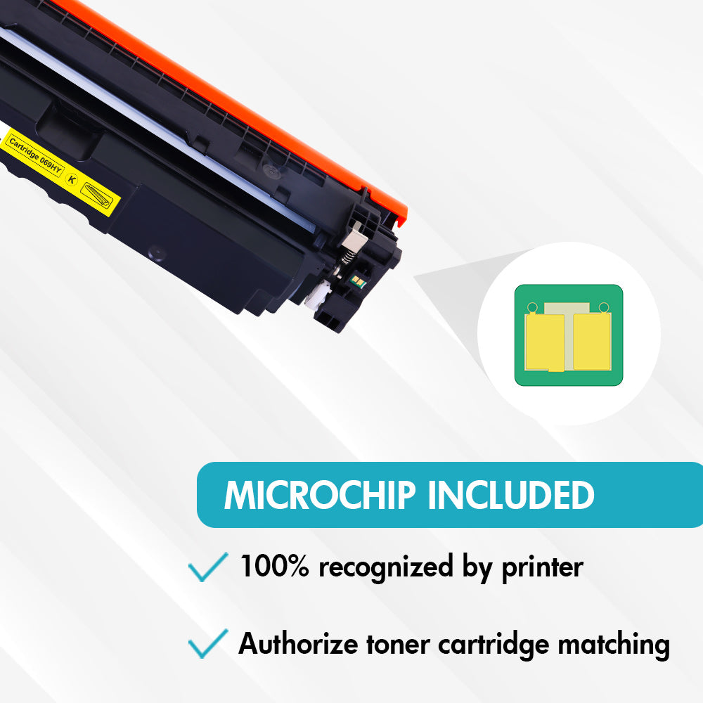 Compatible Canon 069H Yellow Toner Cartridge - High Yield - 5095C001 - Displays Toner Level