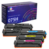 Canon MF665Cdw MF663Cdw Toner - Compatible Canon 075H Toner Cartridge Set of 4 - High Yield
