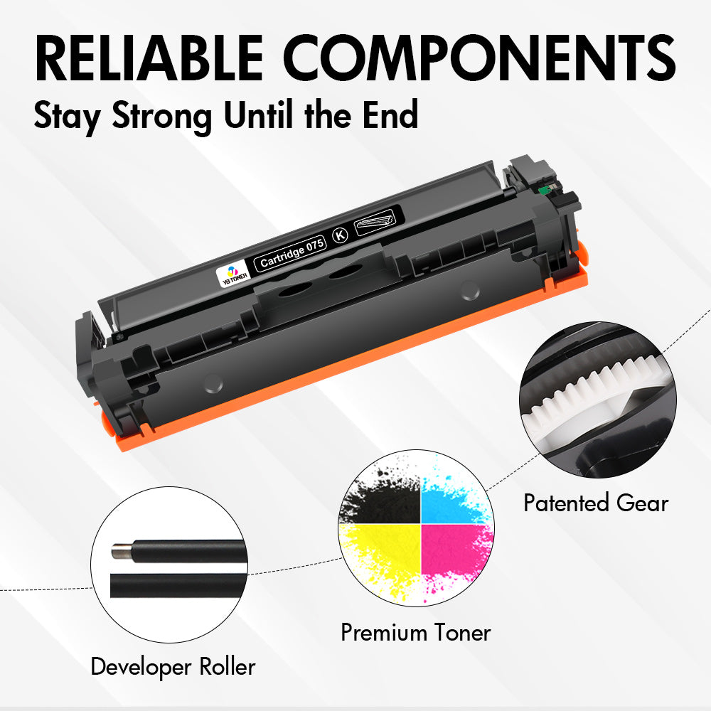 Canon Color imageCLASS LBP646Cdw Toner Cartridges – Compatible Canon 075 & 075H