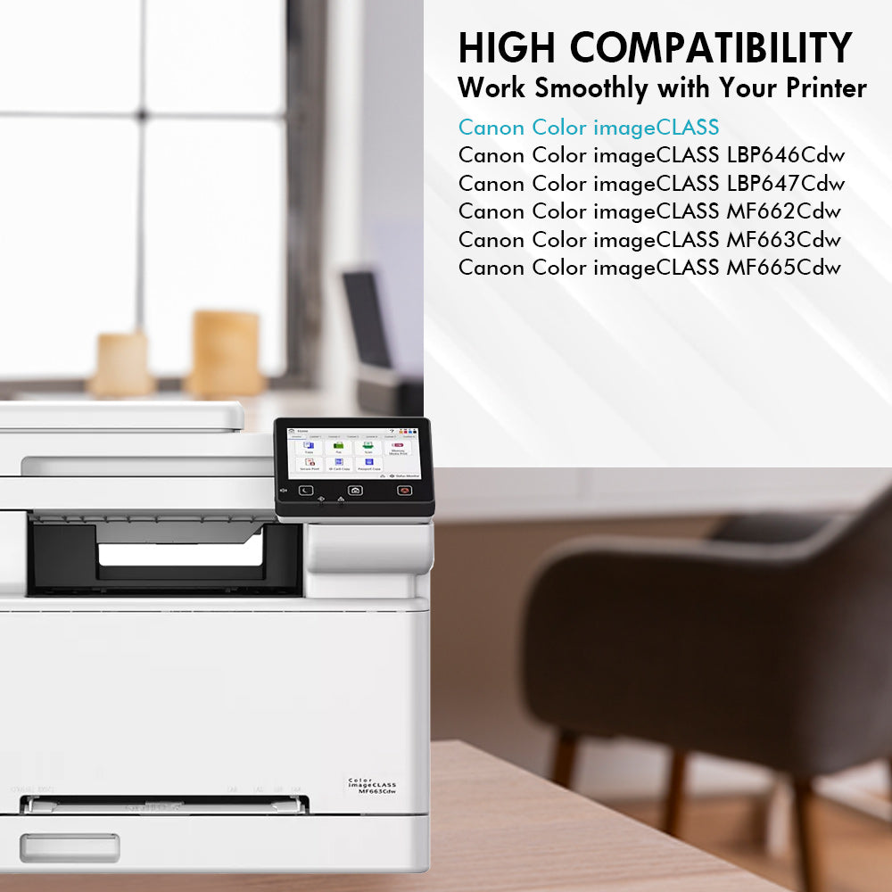 Canon Color imageCLASS LBP646Cdw Toner Cartridges – Compatible Canon 075 & 075H