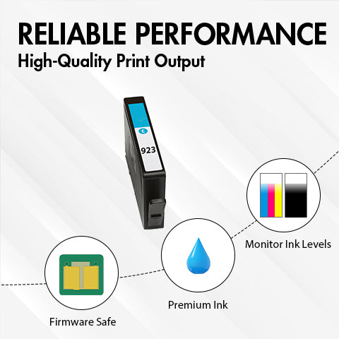 HP 923 cyan ink