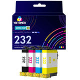 Compatible Epson 232 Ink Cartridge 4-Pack