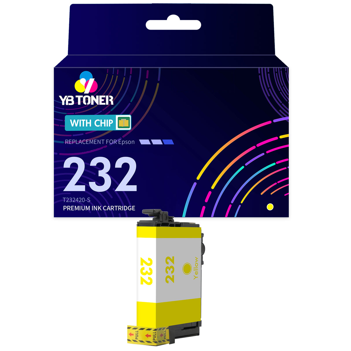 Compatible Epson 232 Yellow Ink Cartridge - T232420-S