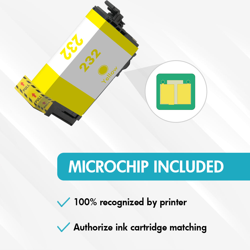 Compatible Epson 232 Yellow Ink Cartridge - T232420-S