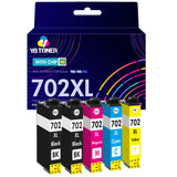 Epson 702XL Cartridges Combo Pack - High Yield - 5-Pack