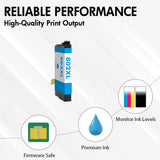Compatible Epson 802XL Cyan Ink Cartridge (T802XL220) - High Yield