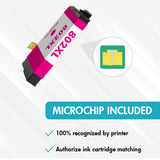 Compatible Epson 802XL Magenta Ink Cartridge (T802XL320) - High Yield