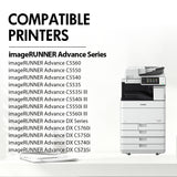 Compatible Canon GPR-55 Cyan Toner Cartridge, 0482C003