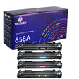 HP 658A toners 4-pack