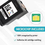 Replacement HP Ink 65XL Combo Pack of 3 - With Chip - High Yield (2 Black & 1 Tri-Color) - Firmware Safe