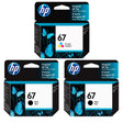 HP 67 black and color ink cartirdges