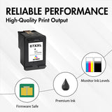 HP 67XXL black ink cartridge with chip