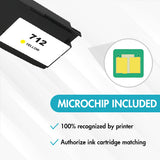 Compatible HP 712 Yellow Ink Cartridge