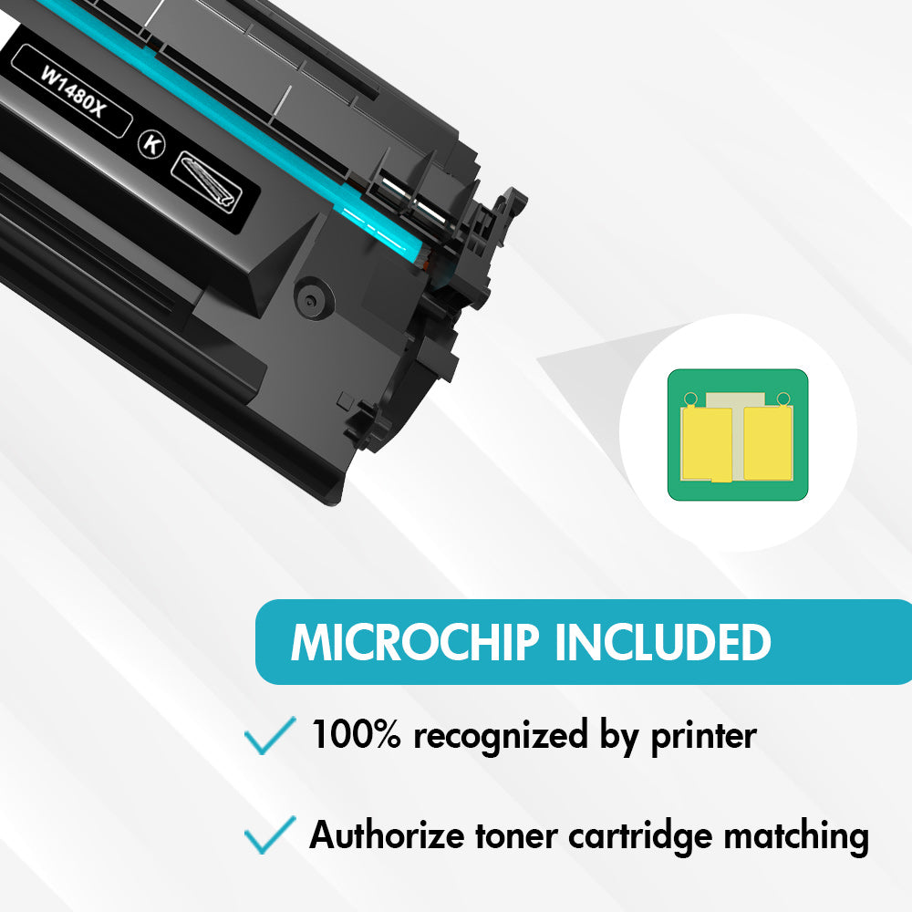 Replacement HP 148X Toner 2-Pack Set (Smart Chip) | Displays Toner Levels