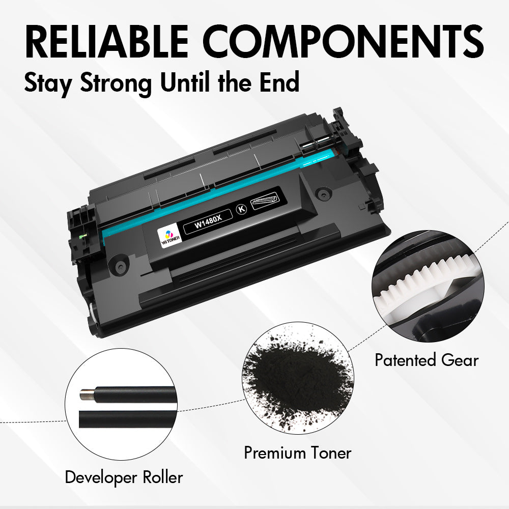 Replacement HP 148X Toner 2-Pack Set (Smart Chip) | Displays Toner Levels