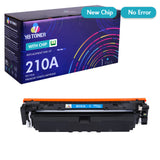Firmware-Safe Compatible HP 210A Cyan Toner Cartridge W2101A | With Upgraded Chip, No Chip Error