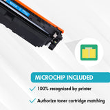 Firmware-Safe Compatible HP 210A Cyan Toner Cartridge W2101A | With Upgraded Chip, No Chip Error
