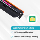 Firmware-Safe Compatible HP 210A Yellow Toner Cartridge W2102A | With Upgraded Chip, No Chip Error