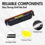 Firmware-Safe Compatible HP 210A Yellow Toner Cartridge W2102A | With Upgraded Chip, No Chip Error