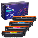 Compatible HP 210X Toner Set (Smart Chip) | W2100X W2101X W2102X W2103X | Displays Toner Levels