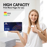 (No Chip)HP 215A W2312A Yellow Toner Cartridge Replacement
