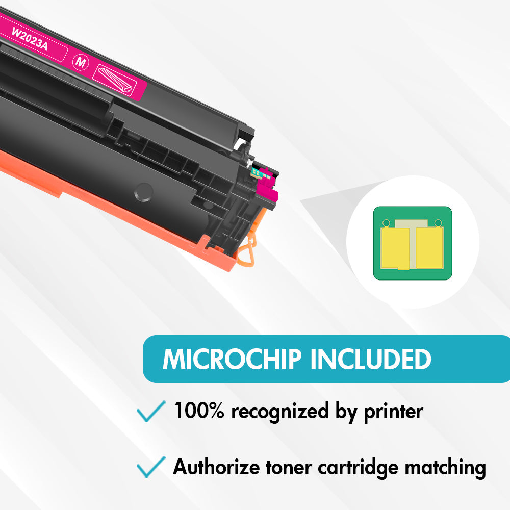 W2023A - Compatible HP 414A Magenta Toner Cartridge - With Chip
