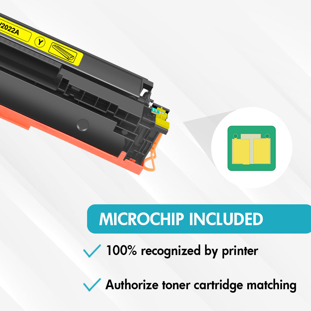 W2022A - Compatible HP 414A Yellow Toner Cartridge - With Chip