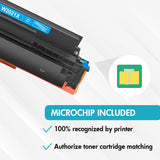 Firmware-Safe Compatible HP 414X Cyan Toner Cartridge W2021X | With Upgraded Chip, No Chip Error