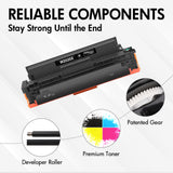 Compatible HP 414X Toner Cartridges (With Chip) 4-Pack | Displays Toner Levels