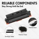 W2020X - Compatible HP 414X Black Toner Cartridge with Chip for HP Color LaserJet Pro MFP M479fdw | Tracks Toner Level