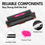 Firmware-Safe Compatible HP 414X Magenta Toner Cartridge W2023X | With Upgraded Chip, No Chip Error