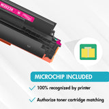 Firmware-Safe Compatible HP 414X Magenta Toner Cartridge W2023X | With Upgraded Chip, No Chip Error