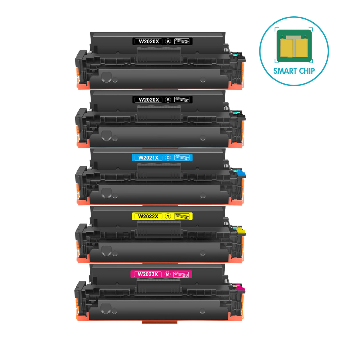 HP Color LaserJet Enterprise MFP M480f Toner Cartridges – Compatible HP 414A 414X Toner