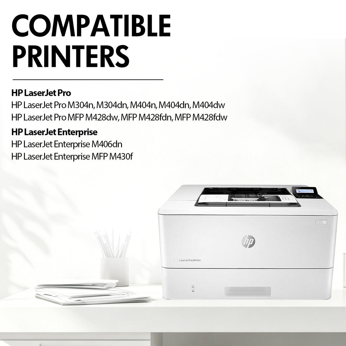 (No Chip)Compatible HP 58A Toner Cartridge - CF258A - Standard Yield