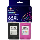 Original HP 65 Ink Combo Pack of 2 - Standard Yield - 1 Black & 1 Tri-Color