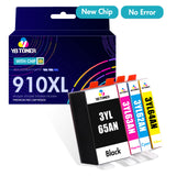 Compatible HP 910XL Ink Cartridges 4-Pack for HP OfficeJet Pro 8025, 8025e, 8035e
