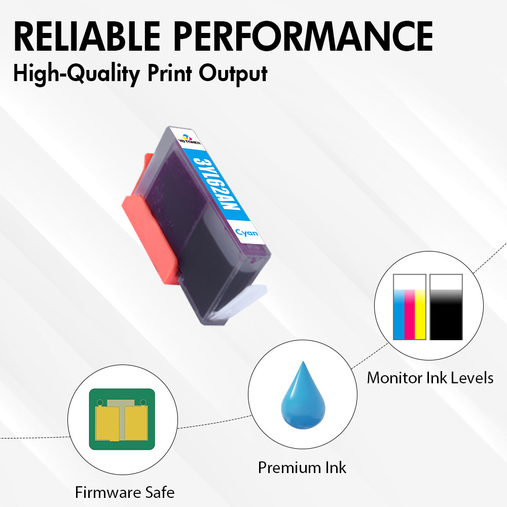 Compatible HP 910XL Cyan Ink Cartridge - 3YL62AN
