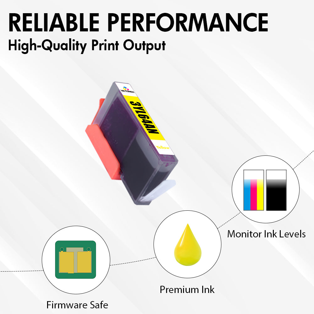 Compatible HP 910XL Yellow Ink Cartridge - 3YL64AN